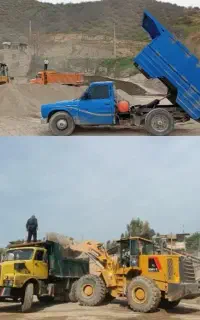 ماسه شسته فیلرشسته بادامی نخاله آجر دور چاهی
