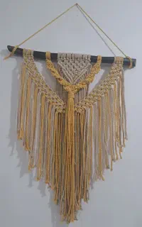 دیوارکوب مکرومه