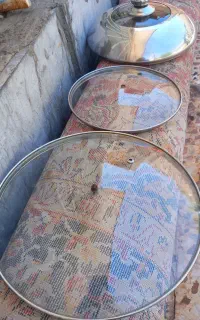 سه عدد قابلمه نو سالم استفاده نشده بدون پوسیدگی