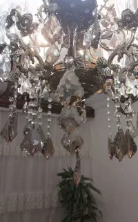 لوستر برنجی ۸شاخه برنز
