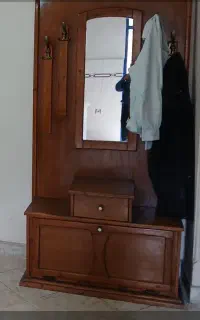 جاکفشی  و جا لباسی آینه دار ( چوب نراد)
