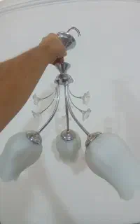 ۳ عدد لوستر سالم و پر نور
