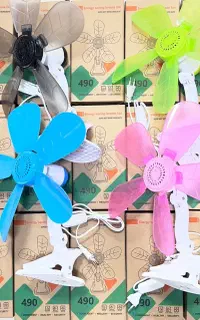 پنکه گیره دار ۵ پر برقی