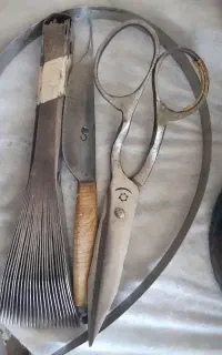 ابزار کار قالی  بافی دستی