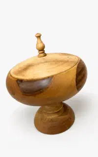 ظرف چوبی از چوب گردو