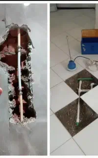 تشخیص ترکیدگی لوله لوله بازکنی نشت یابی فنرزنی