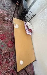 تخت یک نفره فرفوژه بدون تشک