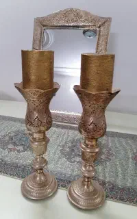 آینه وشمعدان نقره زیر قیمت بازار