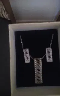 نیم ست نقره فانتزی