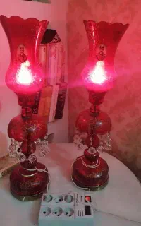 یک جفت چراغ لاله خوشگل بدونه ایراد