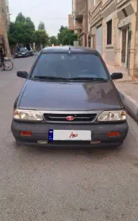 پراید۸۷بی رنگ شاسی سالم