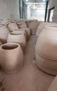 تنور گلی سنتی با لوازم پخت نان