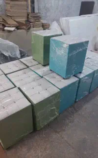 نیمکت پاف چرم