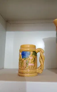 پارچ لیوان سنگ سفال 10تیکه ژاپنی قدمت 70ساله