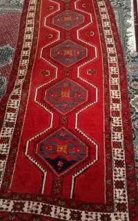 فرش کناره دستبافت قدیمی