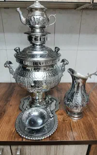 سماور 8لیتری کارکرد سالم 5تیکه