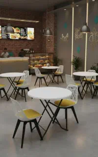 صندلی پلاستیکی طرح برگ
