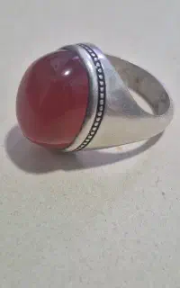 انگشتر نقره سرخ