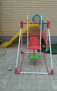 تاب پایه دار فلزی وسرسره ۶پله