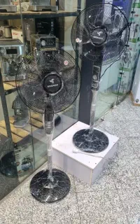 پنکه ایستاده مباشی ۱۶ اینچ دیجیتال بی صدا با ریموت