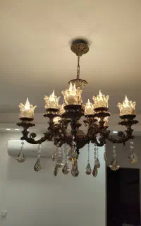 لوستر برنزی نو