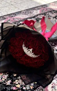 انواع دسته گل روبانی