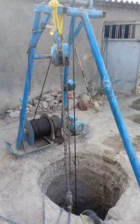 خدمات چاه عمیق و نیمه عمیق  دستی حفاری