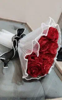 دسته گل روبانی ( روز دختر، ولنتاین ، کادویی )