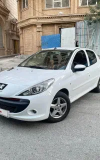 پژو ۲۰۷ دنده ای سفید سالم