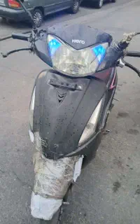 موتور هیرو بدون دنده نیاز به  تعمیر قاب جلو