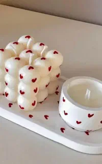 شمع های دست ساز زیبا