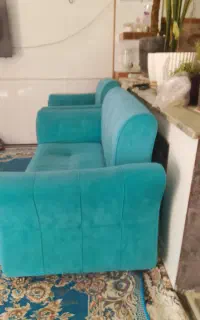 آگهی مبل  در حد نو  بدون بالشتک و میز