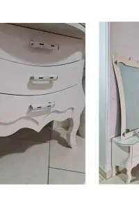 آینه و کنسول سفید