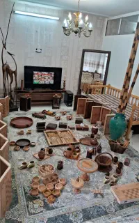 تخته نرد تاس مهره شطرنج ساعت شنی و