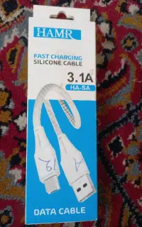 کابل شارژر سریع سیلیکونی