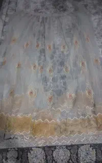 پرده حریری شیک