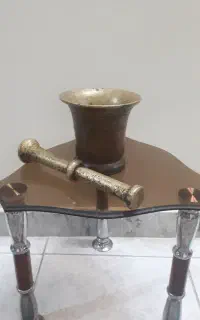هاون برنجی عتیقه