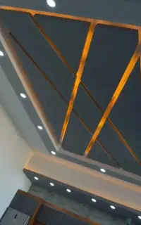 سقف کاذب کناف .کلیک. پی وی سی