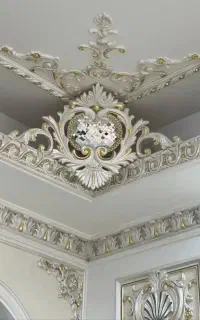 گچبری پیش ساخته گچبری ـگچکاری (نقاشی و پتینه)