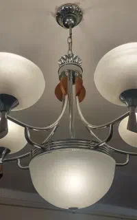 لوستر کار کرده تمیز 5شاخه