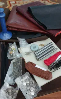 خرده چرم ، وسایل چرم دوزی
