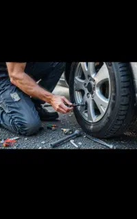 پنچرگیری سیار شاسی سواری شبانه روزی