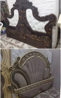 دو سرویس تخت خواب ۲ نفره چوبی با تشک سمساری پالودی