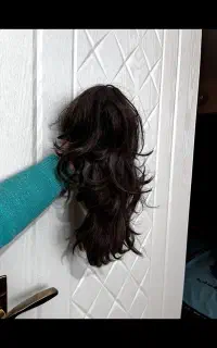 گیره ی مویی بلند و کوتاه
