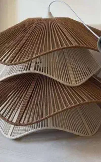 لوستر طرح لاله دوتایی