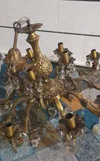 لوستر  برنزی قدیمی