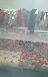 چله کشی دار قالی انجام میدم
