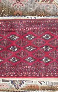 پشتی دستباف ترکمنی