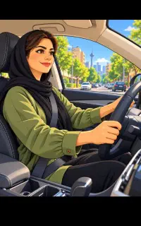 آموزش رانندگی صدرصد تضمینی قبولی آزمون خانم شریفی