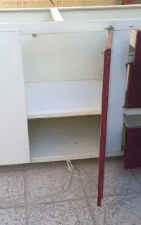 کابینت فلزی با هود و سینک